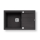 Pyramis 70167101 - Virtuves izlietne SPARTA PLUS LUX 78x48 cm granīts/melna