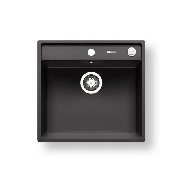Pyramis 70168301 - Virtuves izlietne CAMEA 50x53 cm granīts/melna
