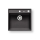 Pyramis 70168301 - Virtuves izlietne CAMEA 50x53 cm granīts/melna