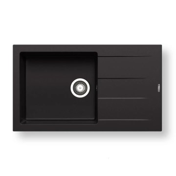 Pyramis 70217801 - Virtuves izlietne ATHLOS 86x50 cm granīts/melnā matēta