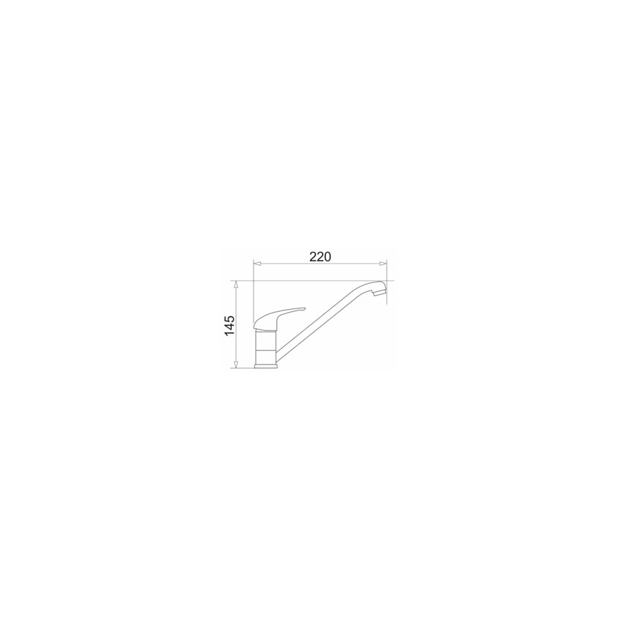 Pyramis 90918401 - Izlietnes jaucējkrāns ASALIA melns