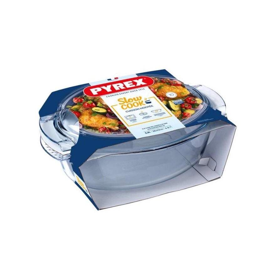 PYREX cepamtrauks ar vāku 5,8 l