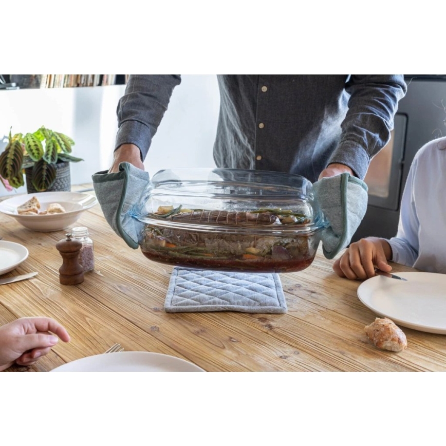 PYREX cepamtrauks ar vāku 6,7 l