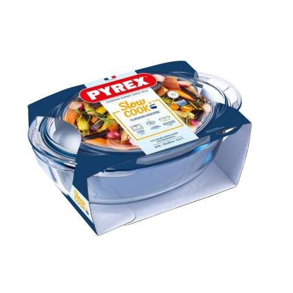 PYREX cepšanas trauks ar vāku, 4,1 l