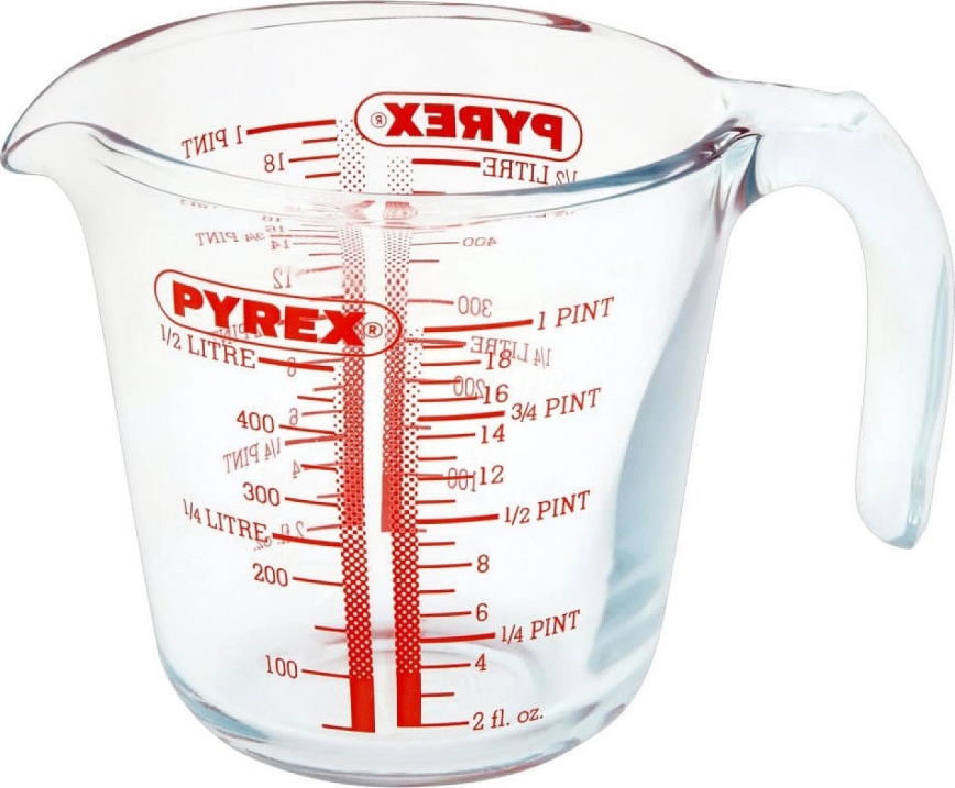 PYREX stikla mērtrauks 0,5 l