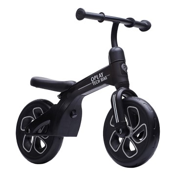QPlay - balansa velosipēds TECH melns