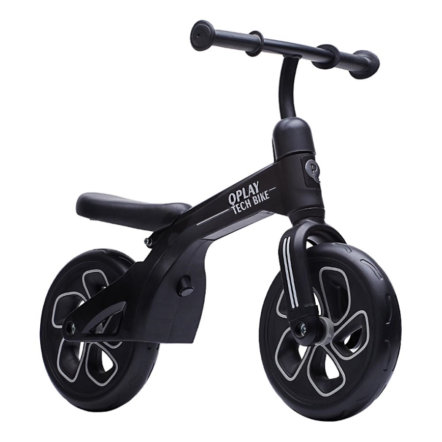 QPlay - balansa velosipēds TECH melns
