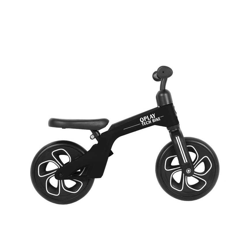 QPlay - balansa velosipēds TECH melns