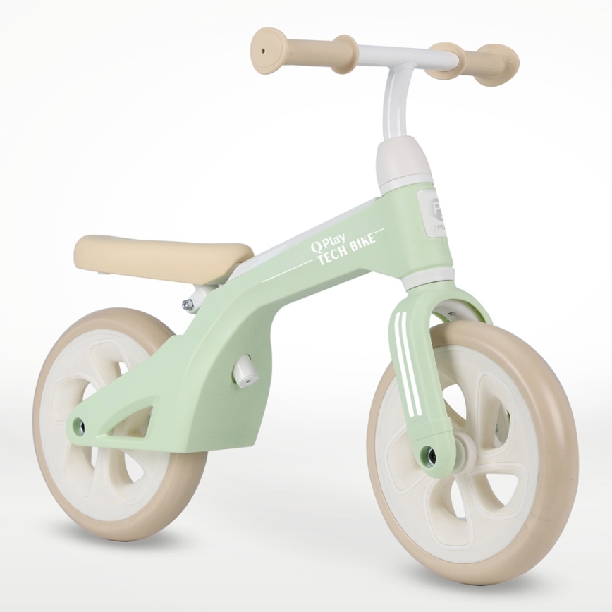 QPlay - balansa velosipēds TECH mētas krāsā