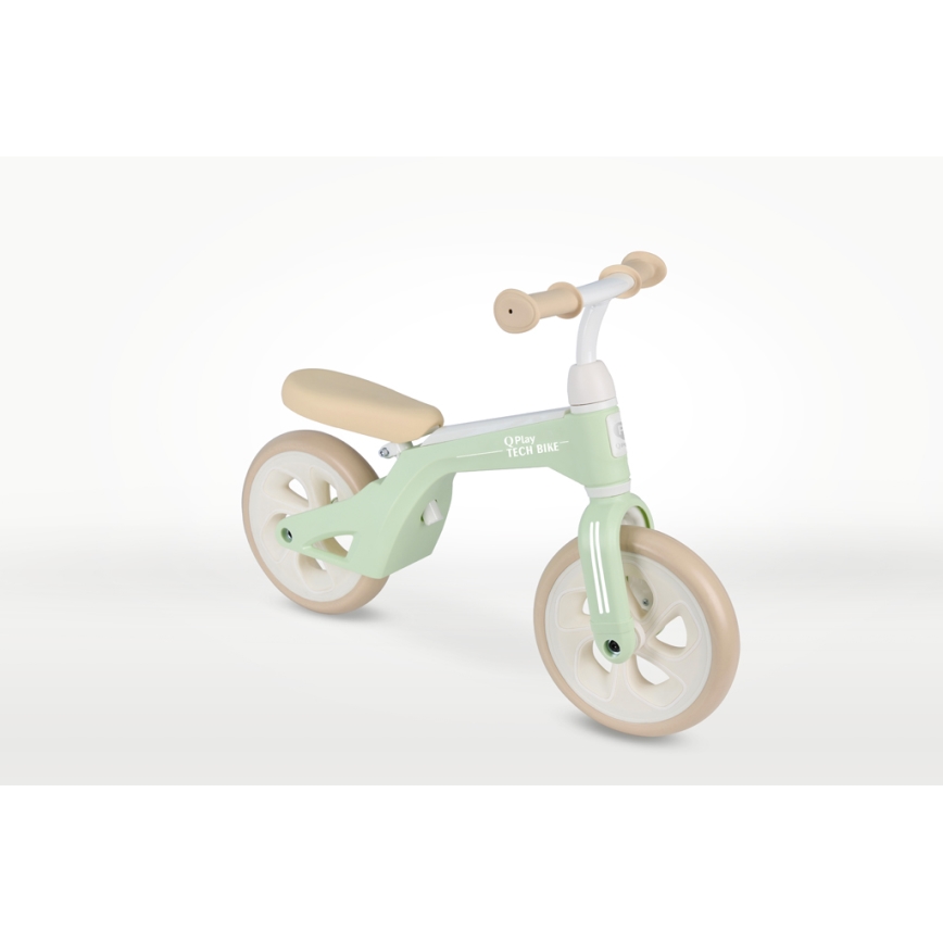 QPlay - balansa velosipēds TECH mētas krāsā