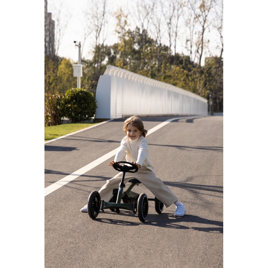 QPlay - Bērnu kvadracikls GO KART melns