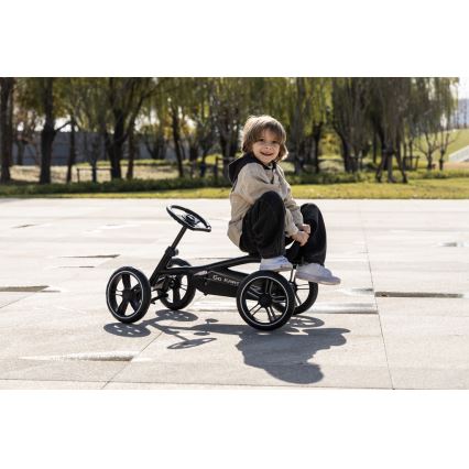 QPlay - Bērnu kvadracikls GO KART melns