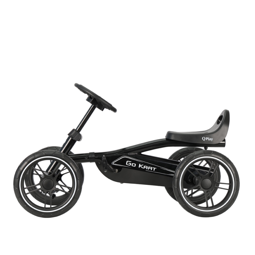 QPlay - Bērnu kvadracikls GO KART melns