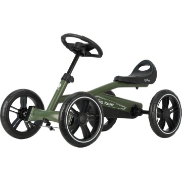QPlay - Bērnu kvadracikls GO KART zaļš