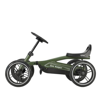 QPlay - Bērnu kvadracikls GO KART zaļš