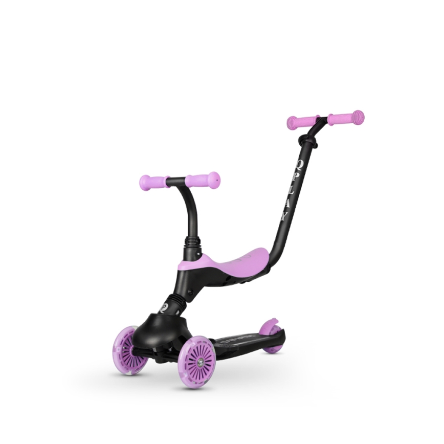 QPlay - Bērnu skrejritenis 5in1 SEMA violeta