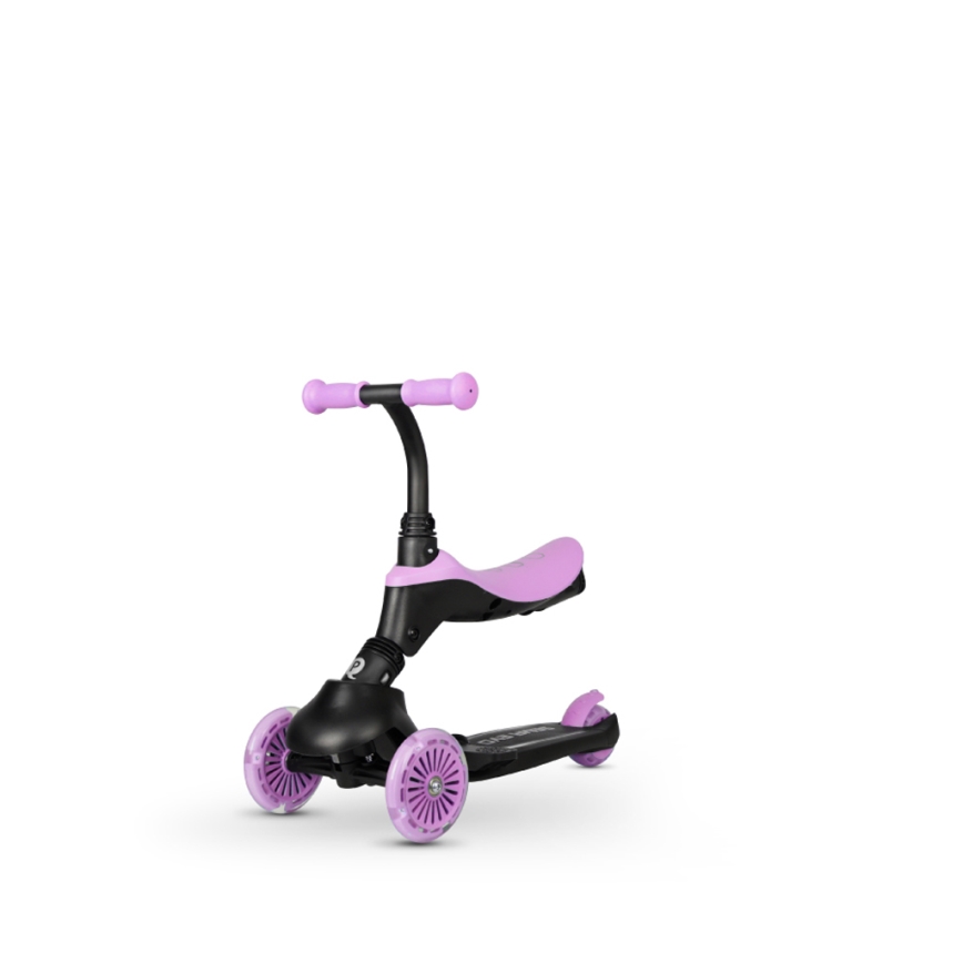 QPlay - Bērnu skrejritenis 5in1 SEMA violeta