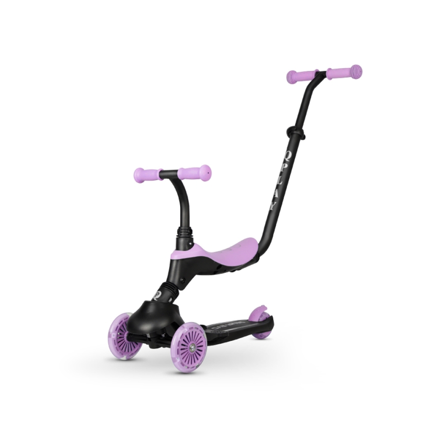 QPlay - Bērnu skrejritenis 5in1 SEMA violeta