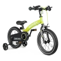 QPlay - Bērnu velosipēds 14 MINIBY 3in1 zaļš