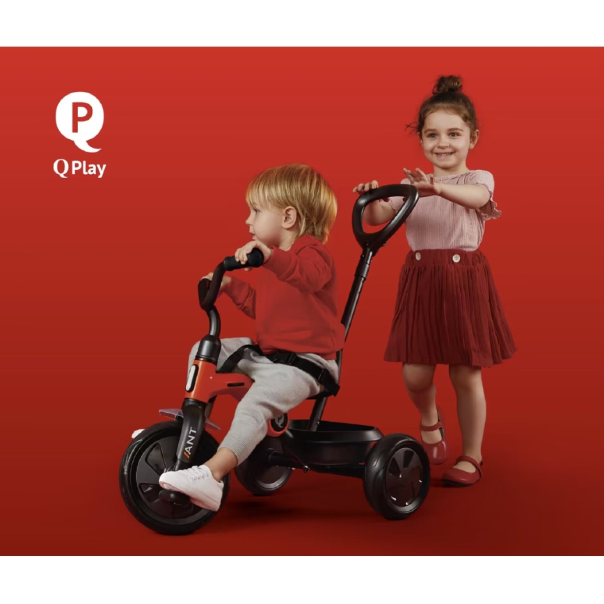 QPlay - QPlay - Bērnu trīsritenis ANT PLUS rozā