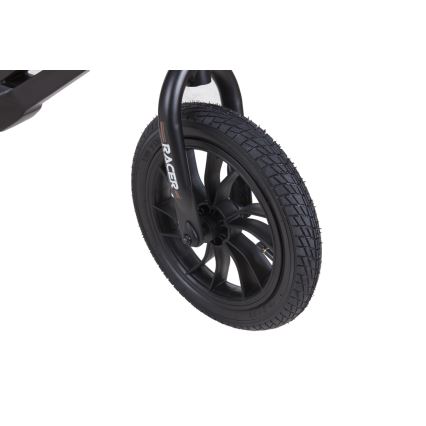 QPlay - Skrejritenis RACER AIR melna/brūna