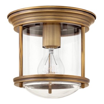 Quintiesse - Āra griestu gaismeklis HADRIAN 1xE27/60W/230V pr. 19,6 cm IP44 bronzas