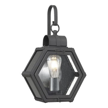 Quintiesse - Āra sienas gaismeklis HEATH M 1xE27/60W/230V IP44 melns