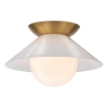 Quintiesse - Griestu gaismeklis SAUCER 1xE27/40W/230V Ø 36,6 cm zelta