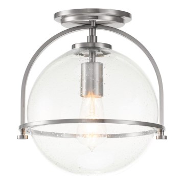 Quintiesse - Griestu lampa SOMERSET 1xE27/60W/230V Ø 28,2 cm matēts hroms