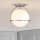 Quintiesse - Griestu lampa SOMERSET 1xE27/60W/230V Ø 28,2 cm matēts hroms