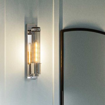 Quintiesse - LED vannas istabas sienas gaismeklis WELLINGTON 1xE27/7W/230V IP44 spīdīgs hroms