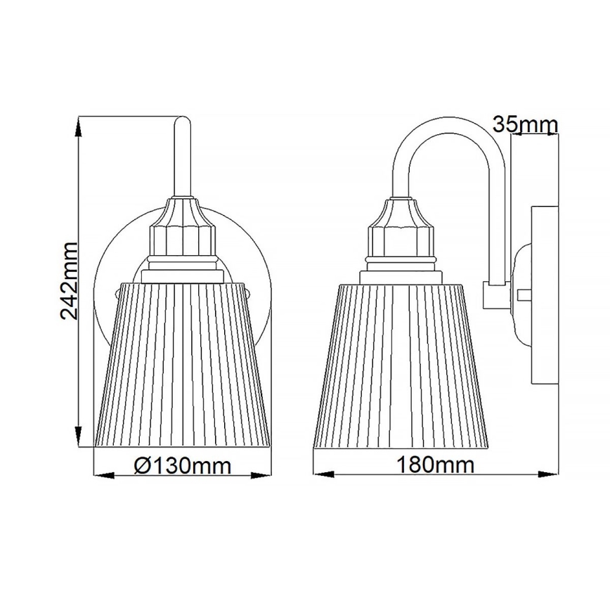 Quintiesse - LED vannasistabas sienas lampa ADDISON 1xG9/3W/230V IP44 spīdīgs hroms