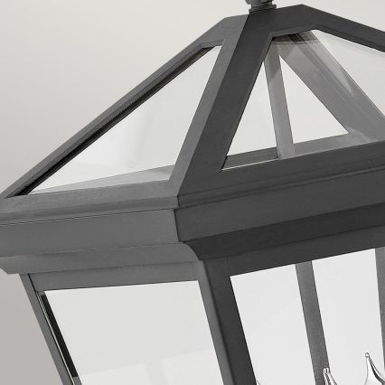 Quintiesse - Āra sienas lampa ALFORD L 3xE14/40W/230V IP44 melna