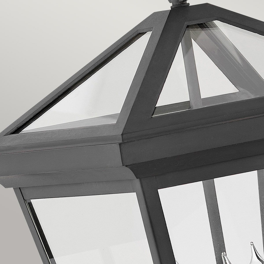 Quintiesse - Āra sienas lampa ALFORD L 3xE14/40W/230V IP44 melna