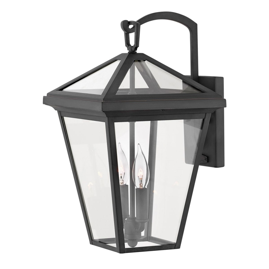 Quintiesse - Āra sienas gaismeklis ALFORD M 2xE14/40W/230V IP44 melns