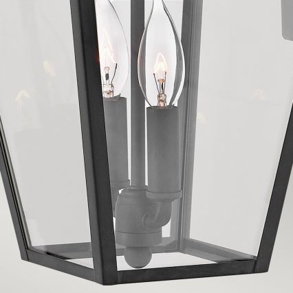 Quintiesse - Āra sienas gaismeklis ALFORD M 2xE14/40W/230V IP44 melns
