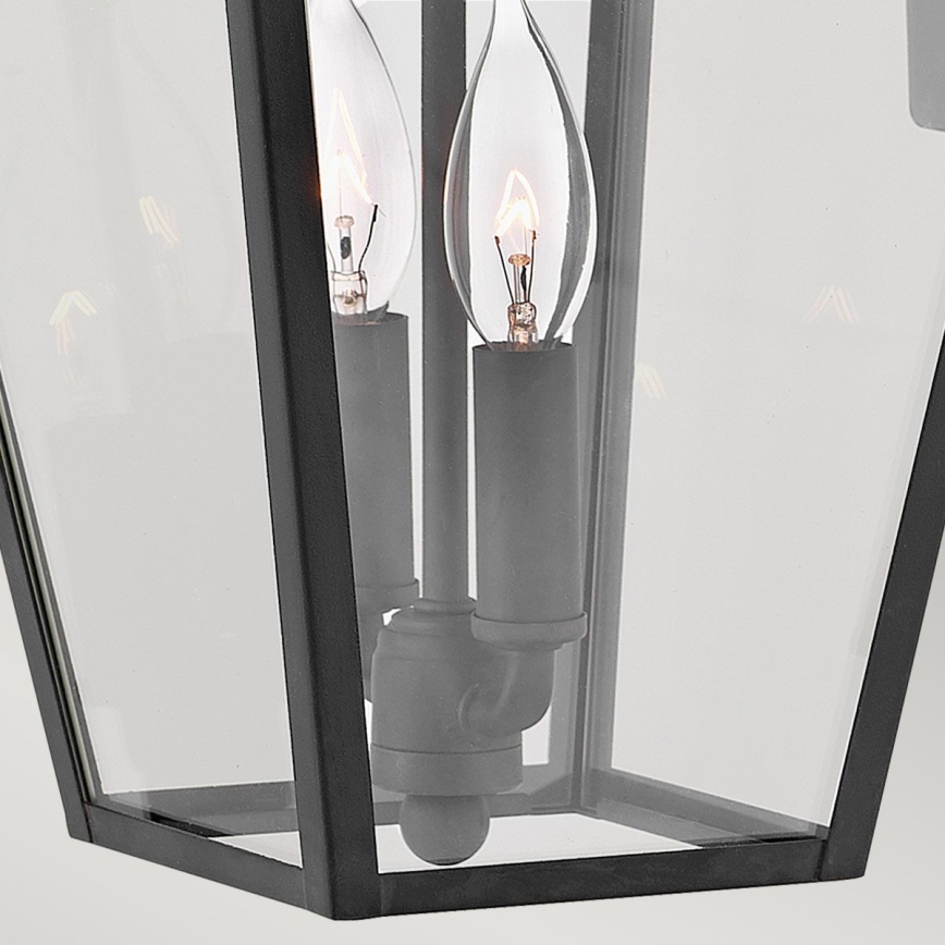 Quintiesse - Āra sienas gaismeklis ALFORD M 2xE14/40W/230V IP44 melns