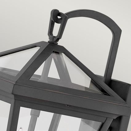 Quintiesse - Āra sienas lampa ALFORD S 2xE14/40W/230V IP44 melna