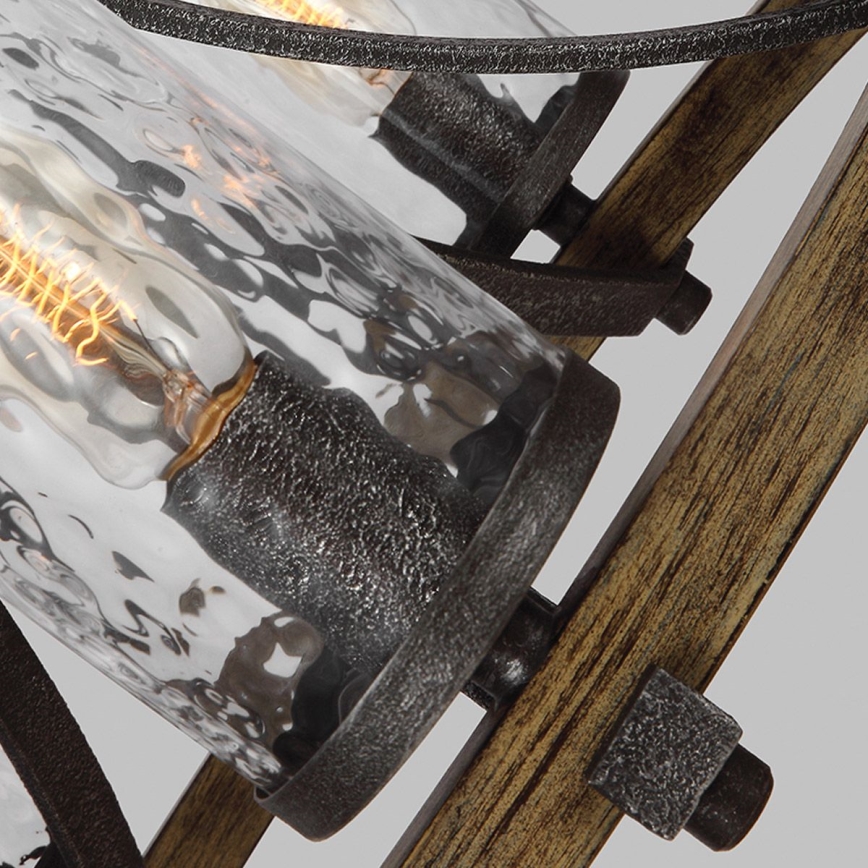 Quintiesse - Lustra ar ķēdi ANGELO 5xE27/60W/230V, ozola dekorā