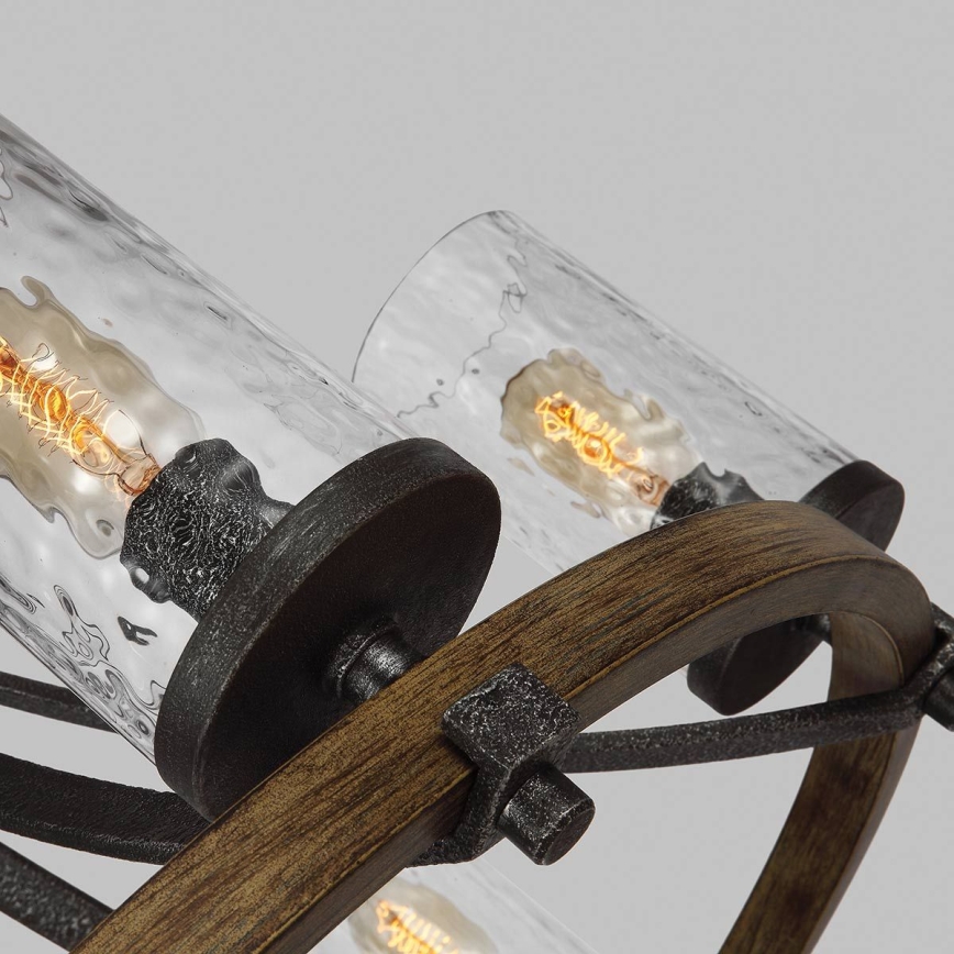 Quintiesse - piekaramā lustra uz ķēdes ANGELO 6xE27/60W/230V ozola dekors