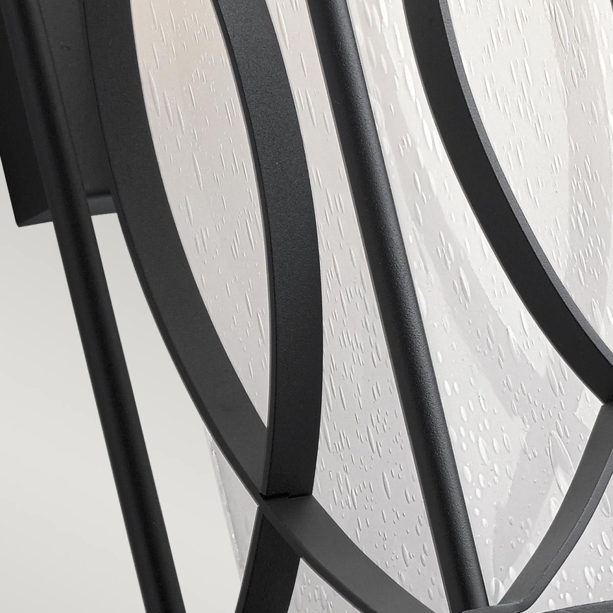 Quintiesse - Āra sienas gaismeklis ASHBERN M 1xE27/60W/230V IP44 melns