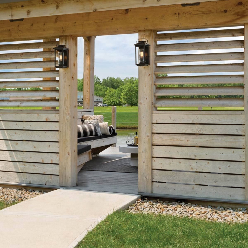 Quintiesse - Āra sienas gaismeklis ATWATER S 1xE27/60W/230V IP44 melns