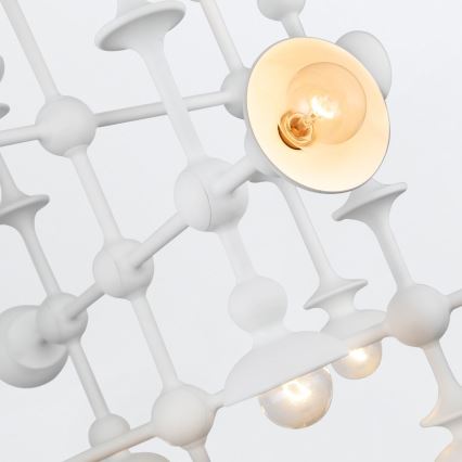 Quintiesse - Lustra ar stieni CADENCE 18xE14/40W/230V balta