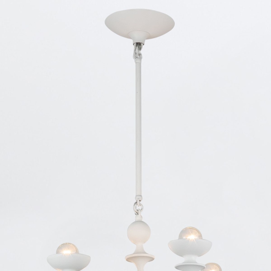 Quintiesse - Lustra ar stieni CADENCE 18xE14/40W/230V balta