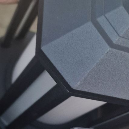 Quintiesse - Āra sienas gaismeklis CASTELLE M 1xE27/60W/230V IP44 melns