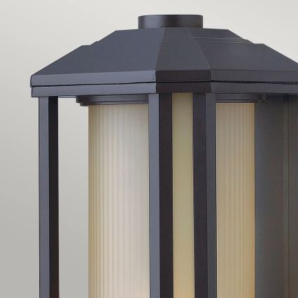 Quintiesse - Āra sienas gaismeklis CASTELLE M 1xE27/60W/230V IP44 melna