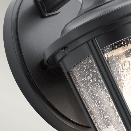 Quintiesse - Āra sienas lampa FAIRFIELD M 1xE27/60W/230V IP44 melna