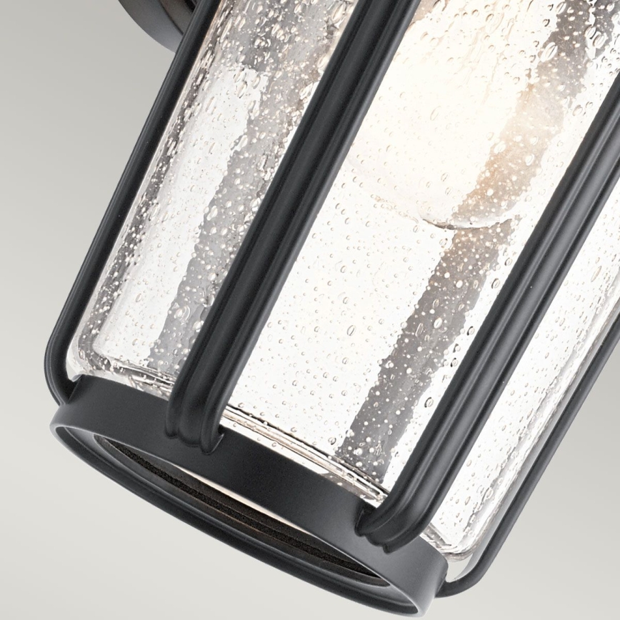 Quintiesse - Āra sienas lampa FAIRFIELD M 1xE27/60W/230V IP44 melna