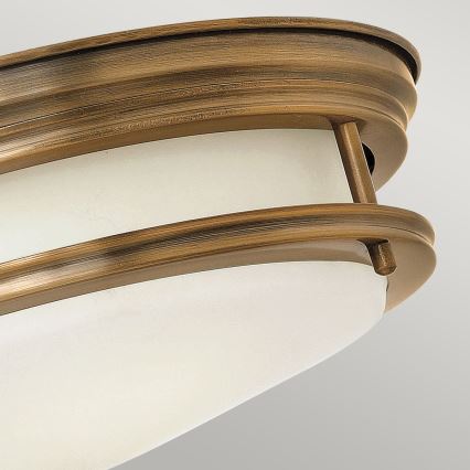 Quintiesse - Āra griestu gaismeklis HADRIAN 2xE27/40W/230V Ø 30,5 cm IP44 bronzas krāsā