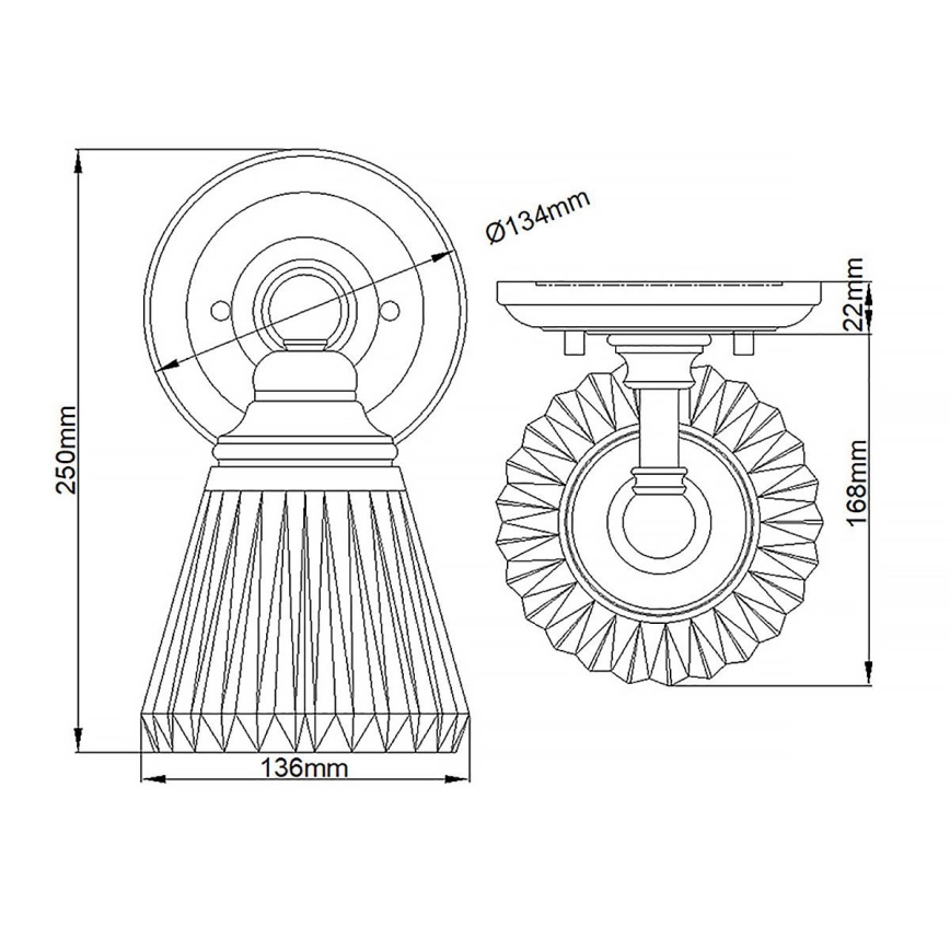 Quintiesse - LED sienas lampa vannas istabai KEYNES 1xG9/3W/230V IP44 spīdīgs hroms
